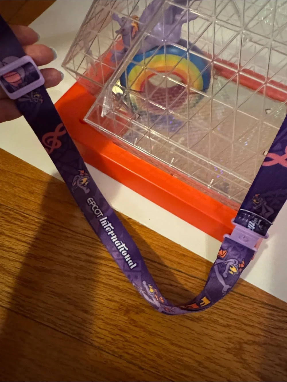 Figment Rainbow Vinyl Epcot popcorn bucket
